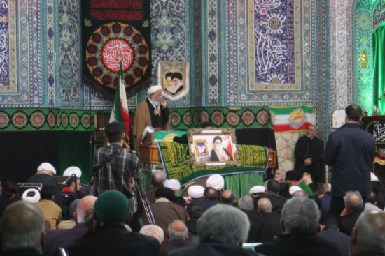 وداع با پیکر آیت الله محمودی